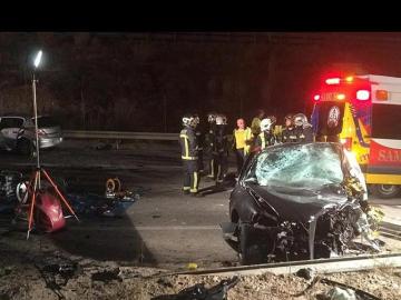 Accidente de tráfico en la M-203