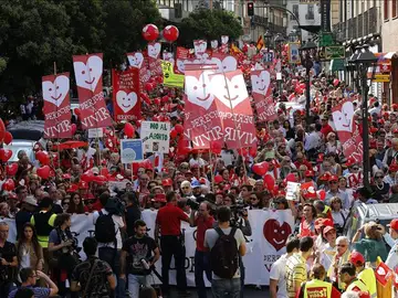 Manifestación en contra del aborto Manifestación en contra del aborto