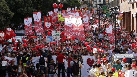 Manifestaci&oacute;n en contra del aborto