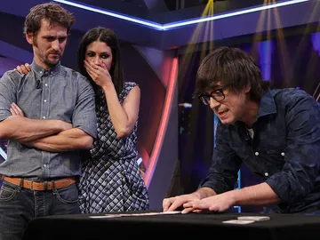 Luis Piedrahita con Raúl Arévalo y Nerea Barros en El Hormiguero 3.0 Luis Piedrahita con Raúl Arévalo y Nerea Barros en El Hormiguero 3.0