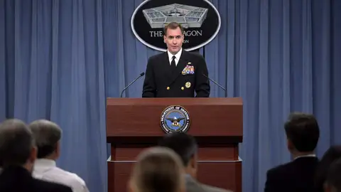 John Kirby, portavoz del Pentágono John Kirby, portavoz del Pentágono