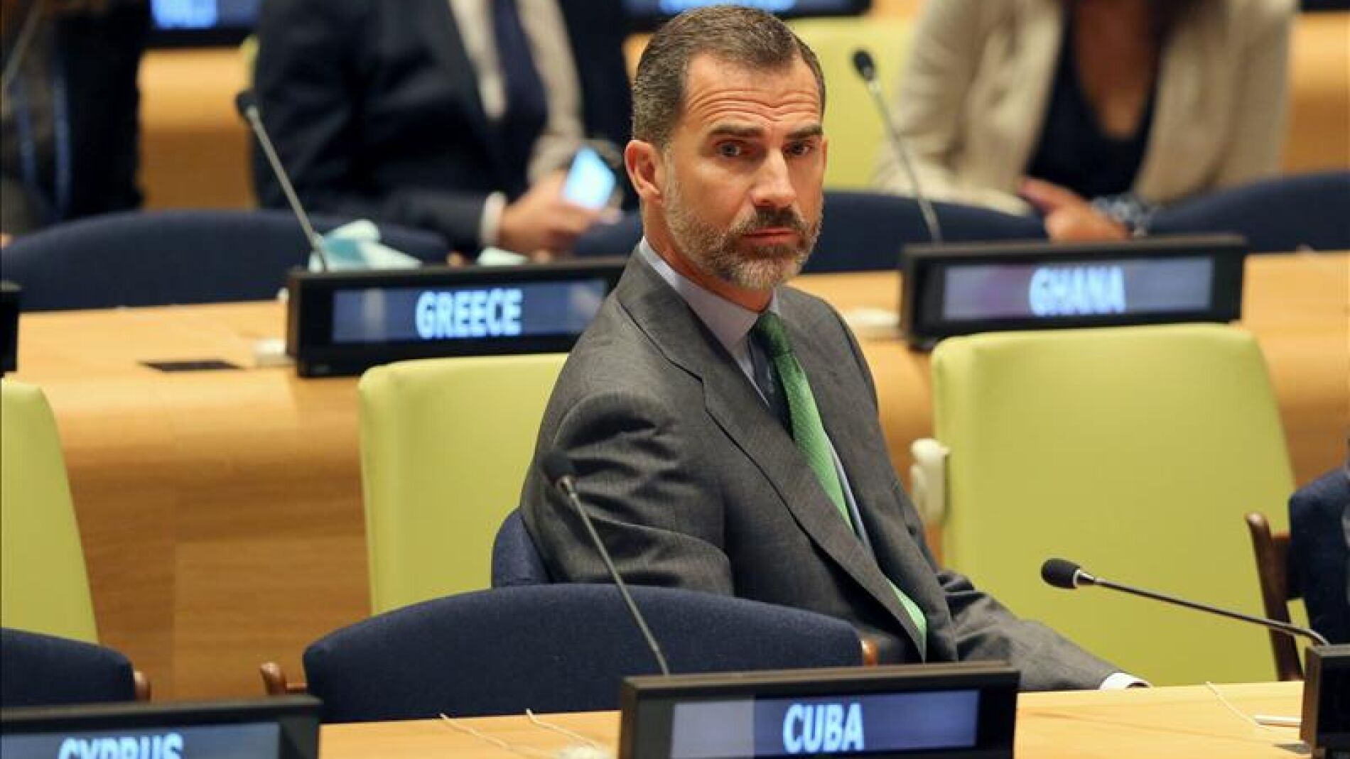 Felipe VI pide a todos los pa&iacute;ses "acelerar el paso" ante el cambio clim&aacute;tico