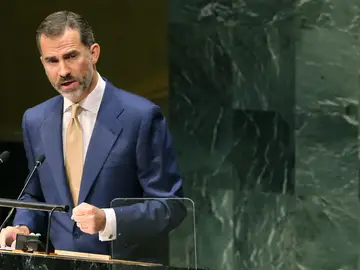 Felipe VI interviene ante la asamblea general de la ONU en Nueva York Felipe VI interviene ante la asamblea general de la ONU en Nueva York