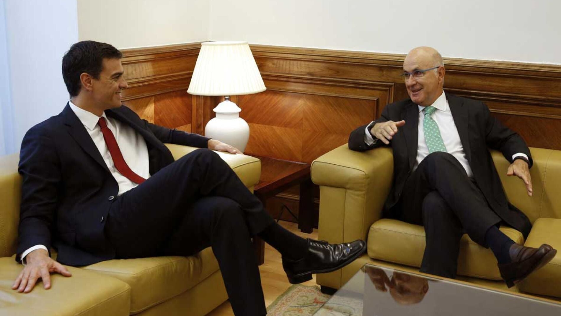 Pedro S&aacute;nchez con Duran Lleida