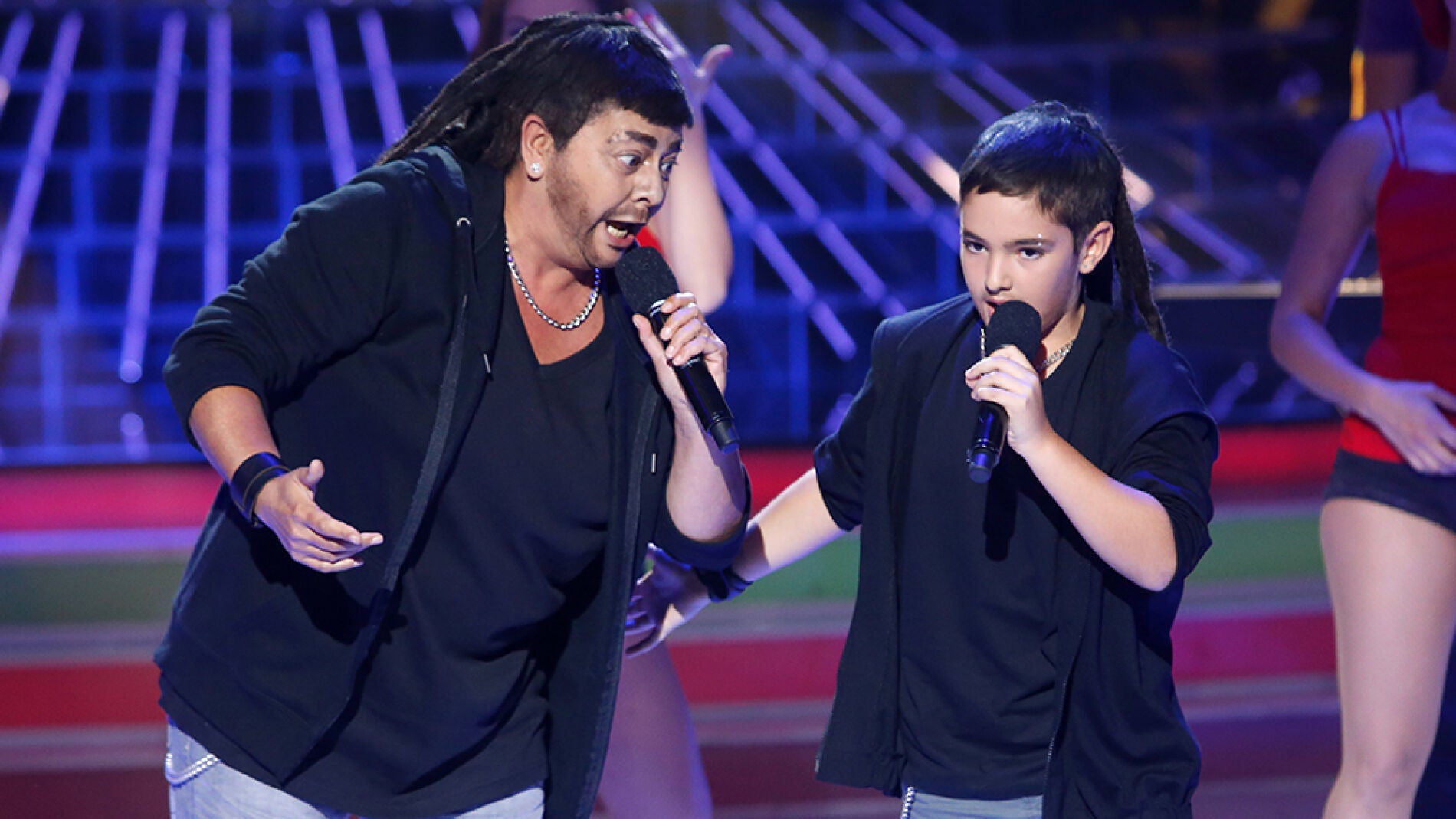 Mar&iacute;a del Monte y Samuel imitan a Melendi en Tu cara me suena Mini