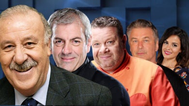 Alec Baldwin, Alberto Chicote, Vicente del Bosque, Carlos Sobera y Marta Torné en El Hormiguero 3.0