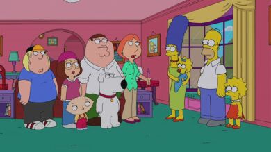 'Padre de Familia' en la casa de 'Los Simpson'