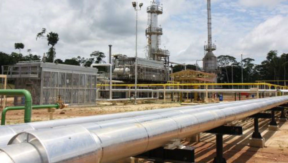 Instalaciones de un gasoducto.
