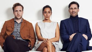 Jon Hamm, Rafe Spall y Oona Chaplin, protagonistas del capítulo navideño de 'Black Mirror'