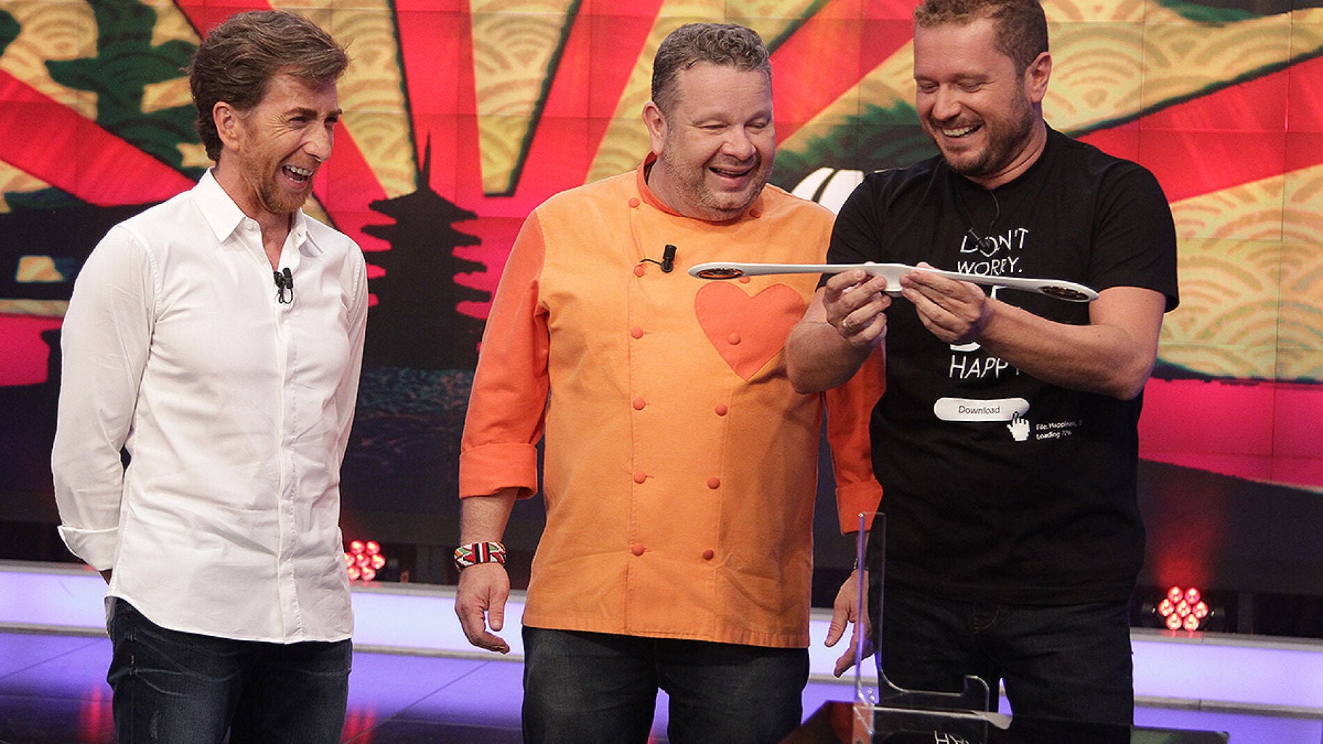 Pablo Motos, Alberto Chicote y El Monaguillo en El Hormiguero 3.0