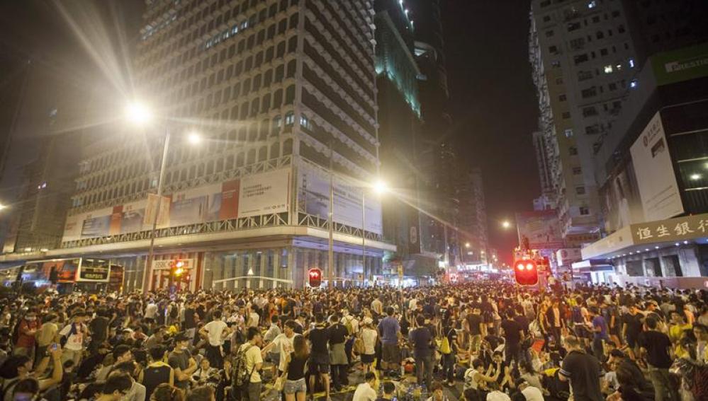 Manifestaciones en China