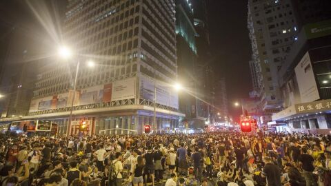 Manifestaciones en China