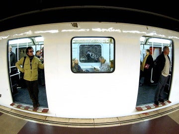 Vagón del metro de Barcelona