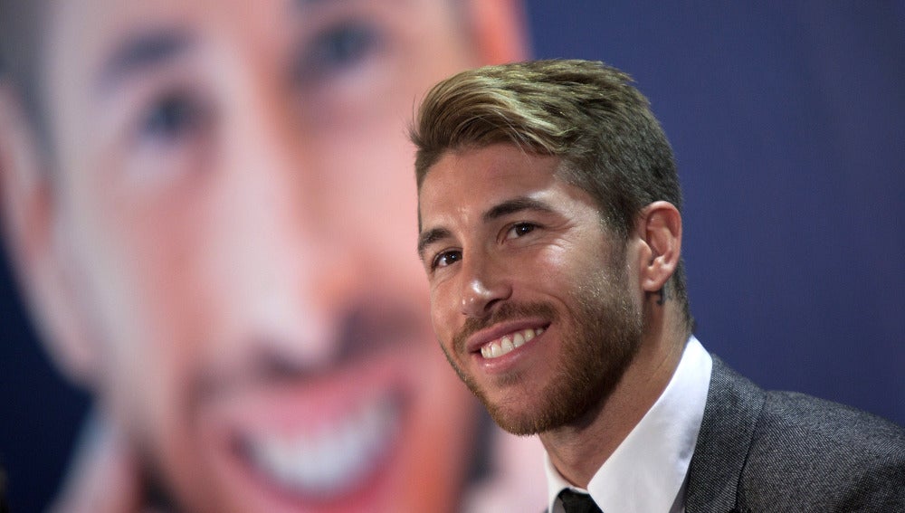 Sergio Ramos, en un acto promocional