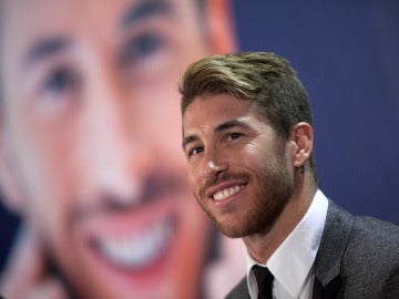 Sergio Ramos, en un acto promocional