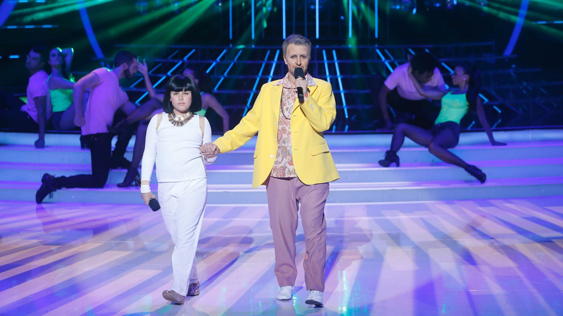 Roko y Carla imitan a Miguel Bos&eacute; y Bimba Bos&eacute; en Tu cara me suena Mini