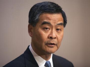 El líder de Hong Kong, Cy Leung Chun-ying