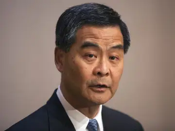 El líder de Hong Kong, Cy Leung Chun-ying El líder de Hong Kong, Cy Leung Chun-ying