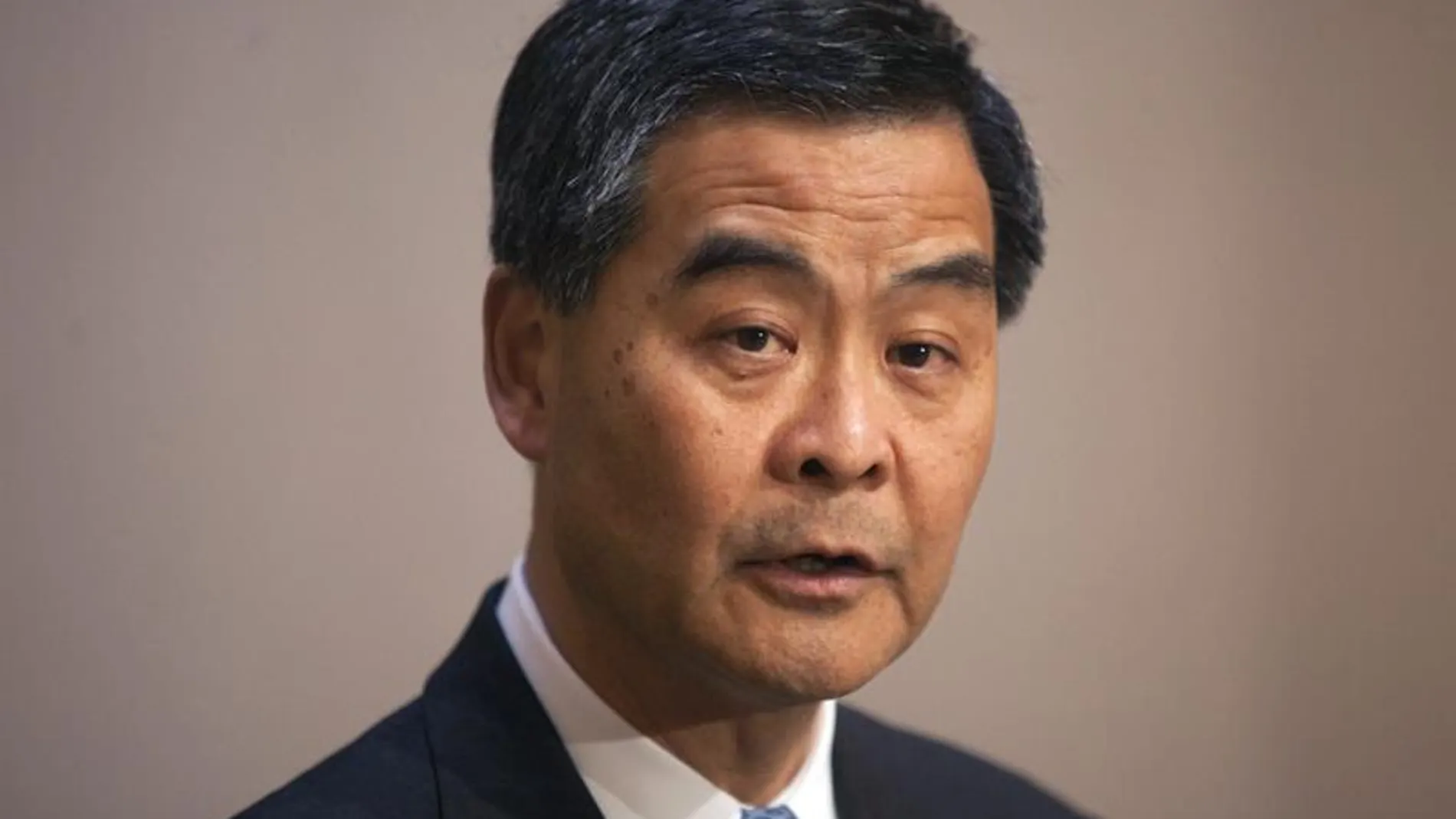 El líder de Hong Kong, Cy Leung Chun-ying El líder de Hong Kong, Cy Leung Chun-ying