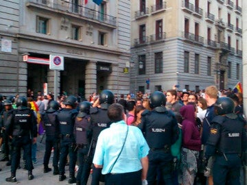 Policía en la manifestación 'Rodea el Congreso' Policía en la manifestación 'Rodea el Congreso'