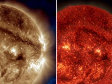 Un filamento gigante se adueña del Sol