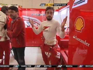 Alonso, tras su abandono