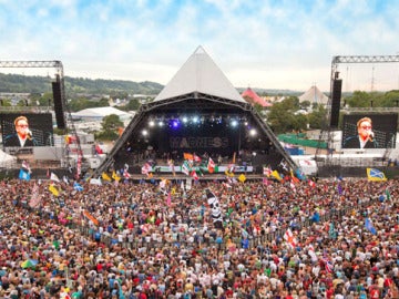 El Pyramid Stage de Glastonbury