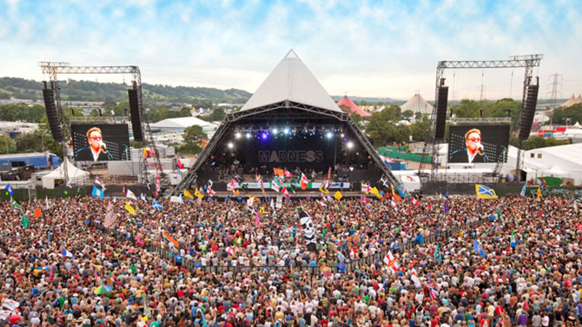 El Pyramid Stage de Glastonbury El Pyramid Stage de Glastonbury