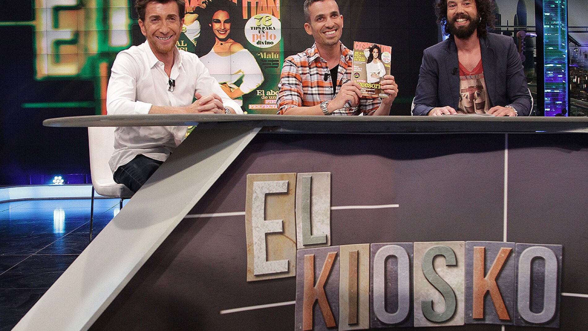 Pablo, Juan y Dami&aacute;n en El Kiosko de El Hormiguero 3.0