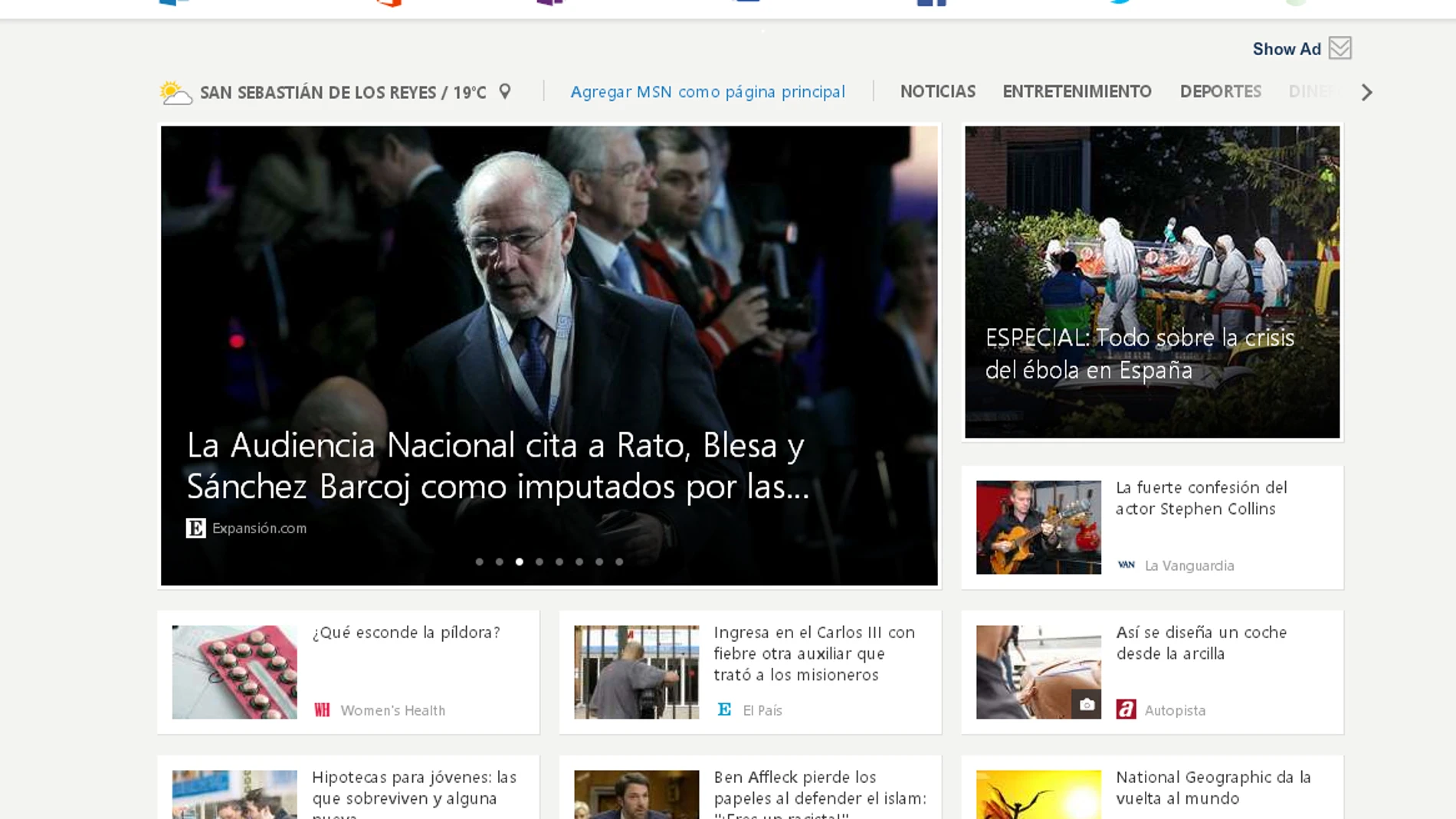 La nueva web de MSN La nueva web de MSN