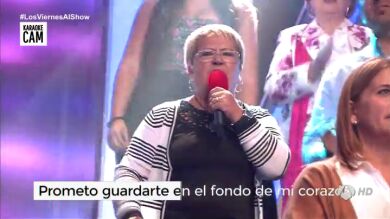El karaoke cam de 'Tenía tanto que darte'