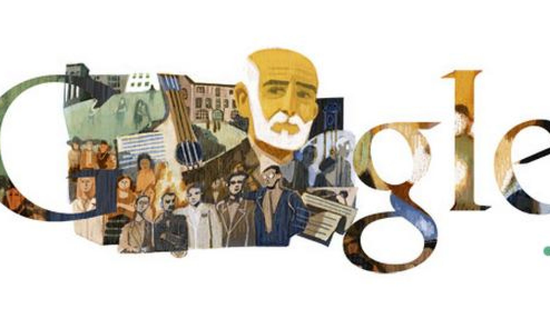 Doodle dedicado a Giner de los R&iacute;os