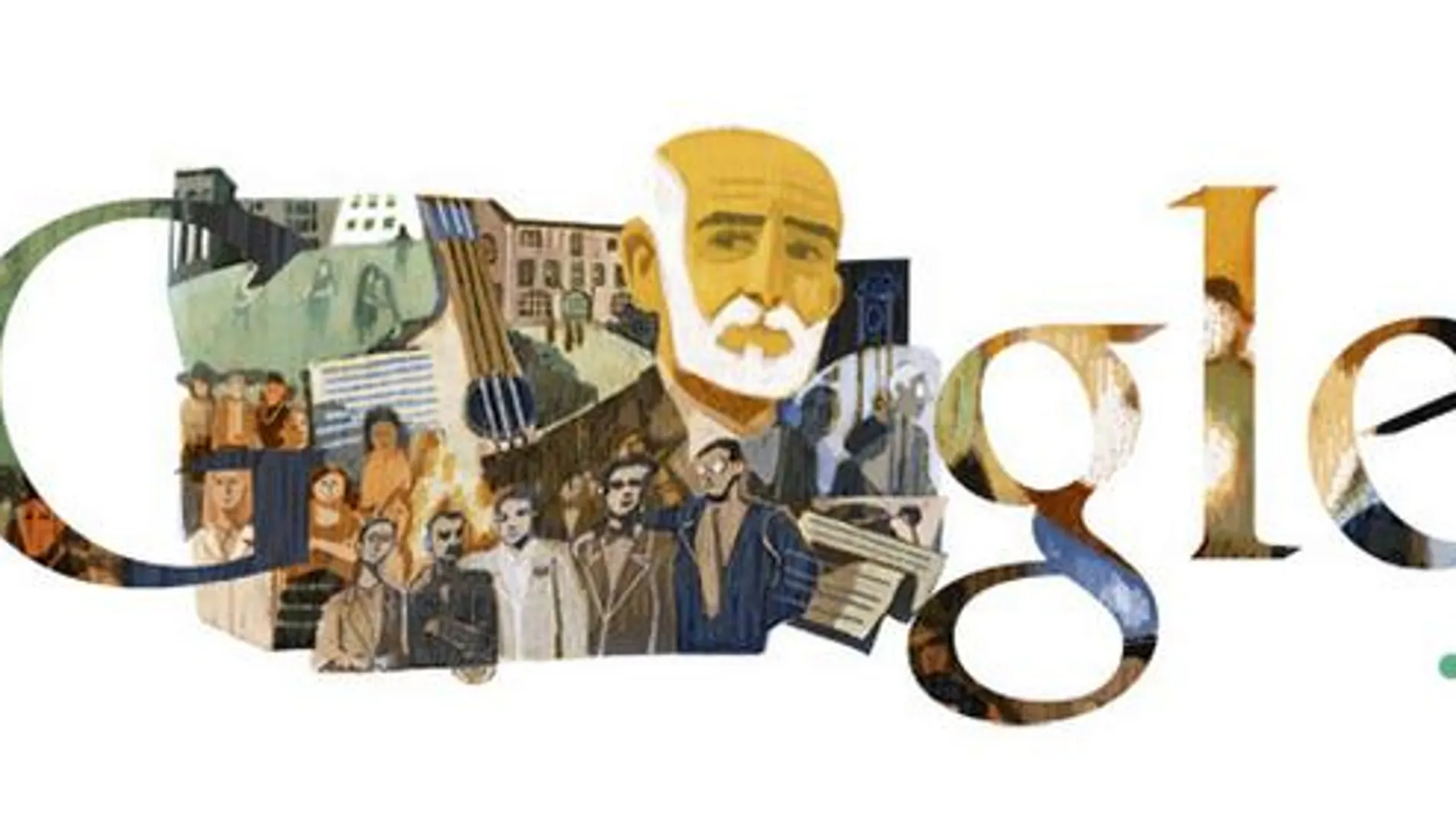 Doodle dedicado a Giner de los Ríos Doodle dedicado a Giner de los Ríos