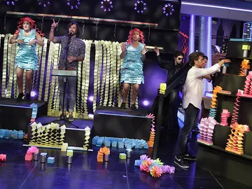 El Pescao, El Hombre de Negro y Pablo Motos en El Hormiguero 3.0 El Pescao, El Hombre de Negro y Pablo Motos en El Hormiguero 3.0