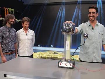 Marron, David Otero y Pablo Motos en El Hormiguero 3.0 Marron, David Otero y Pablo Motos en El Hormiguero 3.0