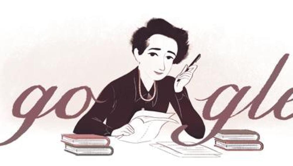 Hannah Arendt, nuevo doodle de Google