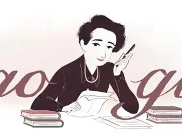Hannah Arendt, nuevo doodle de Google Hannah Arendt, nuevo doodle de Google