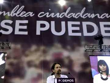 Pablo Iglesias, en Vistalegre Pablo Iglesias, en Vistalegre
