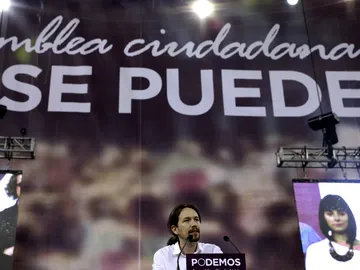 Pablo Iglesias, en Vistalegre Pablo Iglesias, en Vistalegre
