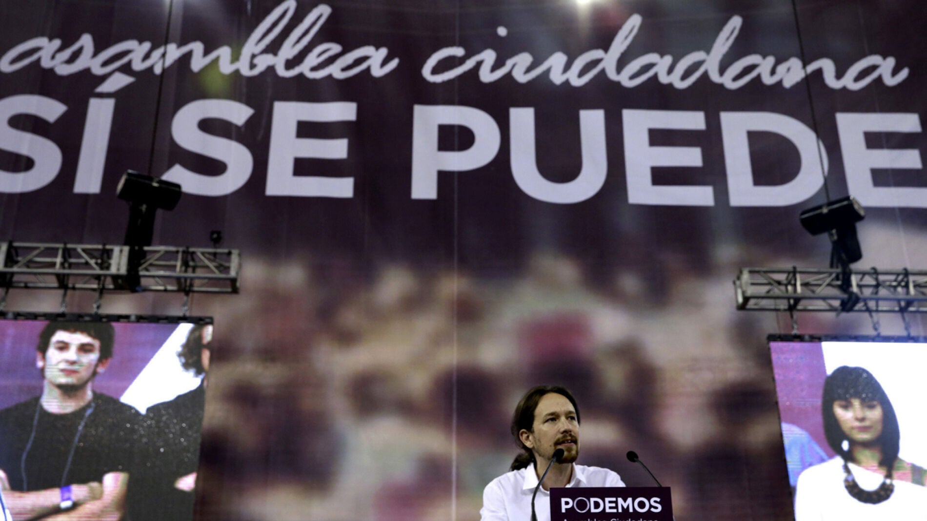 Pablo Iglesias, en Vistalegre