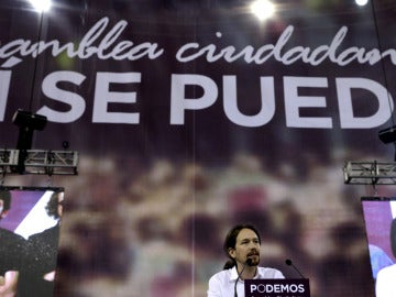 Pablo Iglesias, en Vistalegre Pablo Iglesias, en Vistalegre