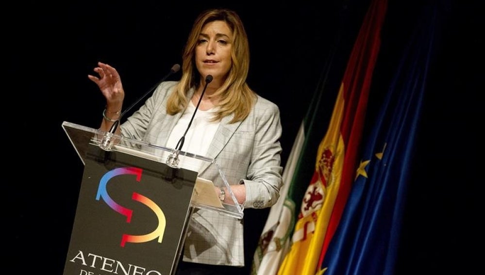 La Presidenta de la Junta de Andalucía, Susana Díaz.