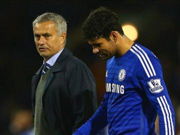 Jose Mourinho y Diego Costa Jose Mourinho y Diego Costa