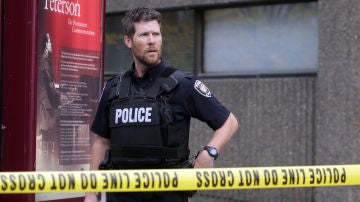 Policía en las calles de Ottawa