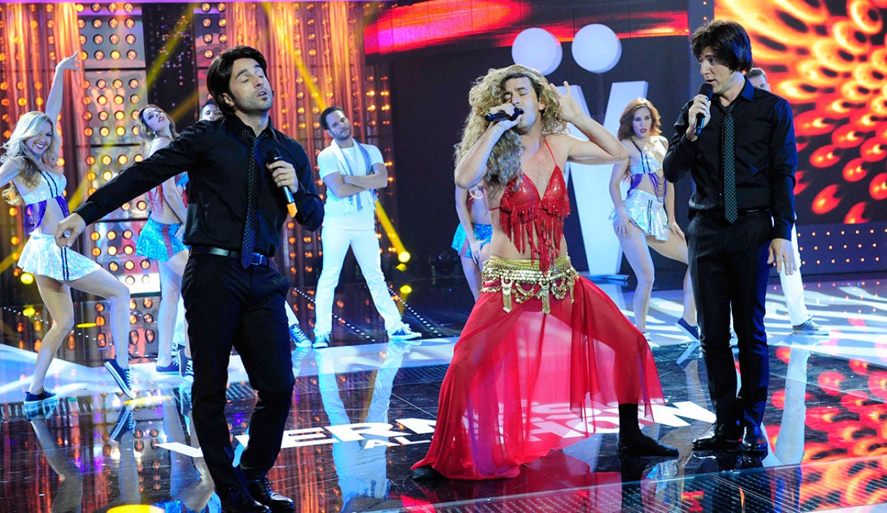 Arturo, Manel y Bustamante parodian la actualidad como Isabel Pantoja, Raphael y Shakira