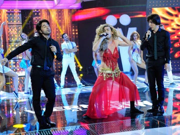 Arturo, Manel y Bustamante parodian la actualidad como Isabel Pantoja, Raphael y Shakira