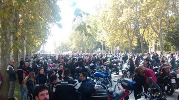 Imagen de la protesta en Valladolid