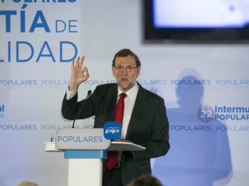 Rajoy, en un discurso Rajoy, en un discurso