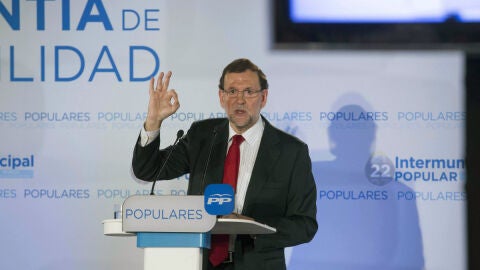 Rajoy, en un discurso