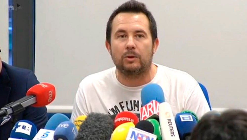 Javier Limón durante la rueda de prensa